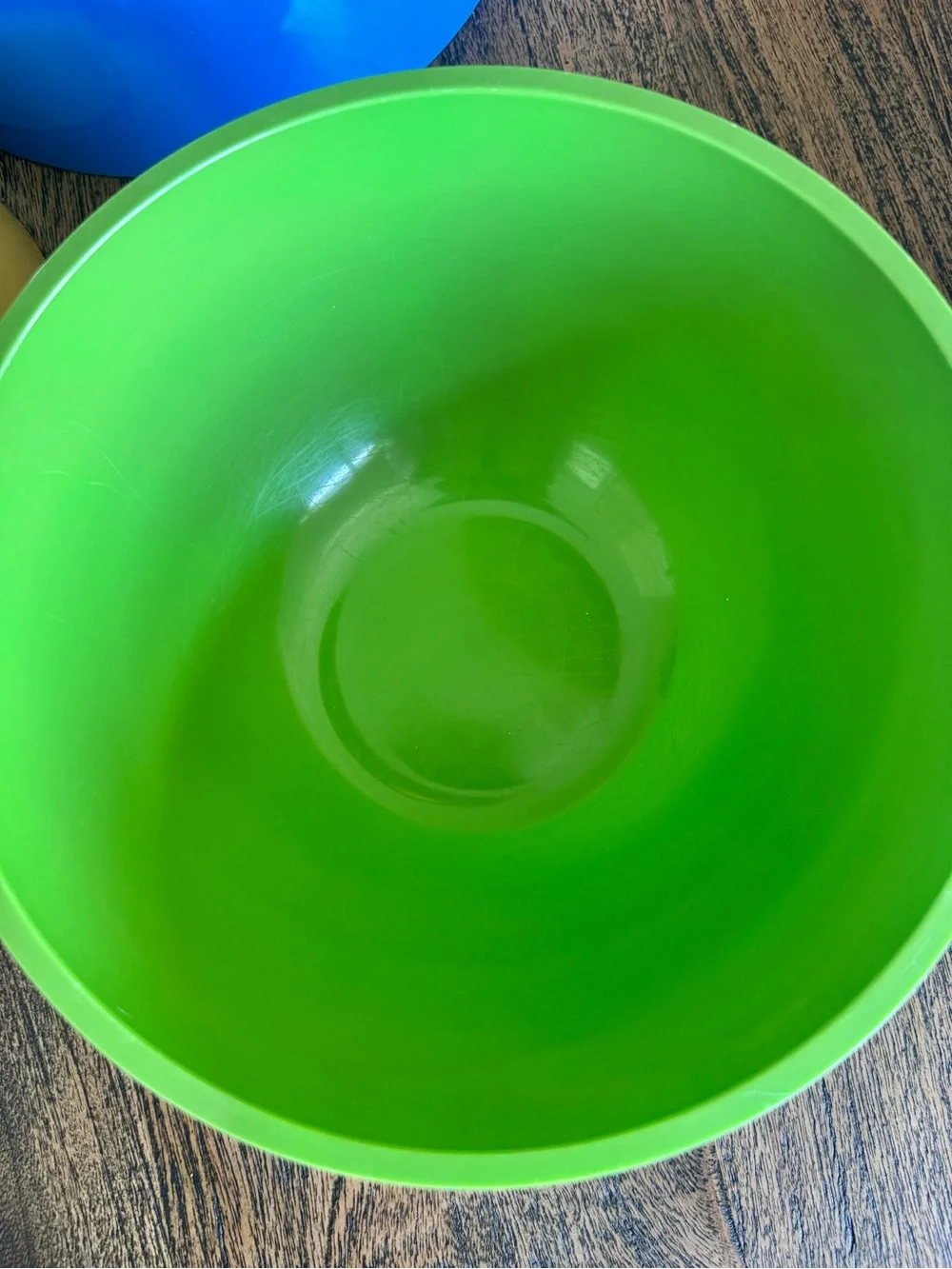 Zak Designs Crate & Barrel Melamine Nesting Bowls Set Blue Green Yellow